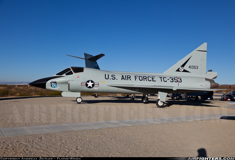 USA - Air Force Convair TF-102A Delta Dagger (8-12) 54-1353 at Edwards - AFB (EDW / KEDW), USA