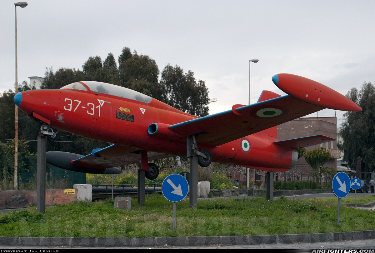 Italy - Air Force Aermacchi MB-326E MM54245 at Off-Airport - Catania, Italy
