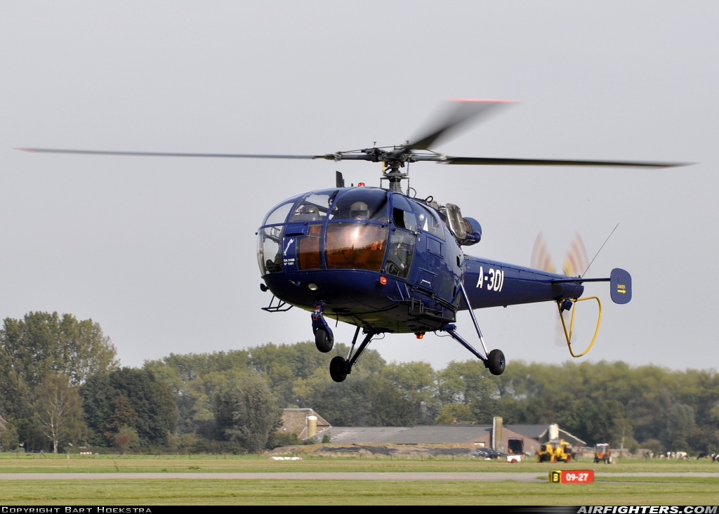 Netherlands - Air Force Sud Aviation SE.3160 Alouette III A-301 at Deventer - Teuge (EHTE), Netherlands