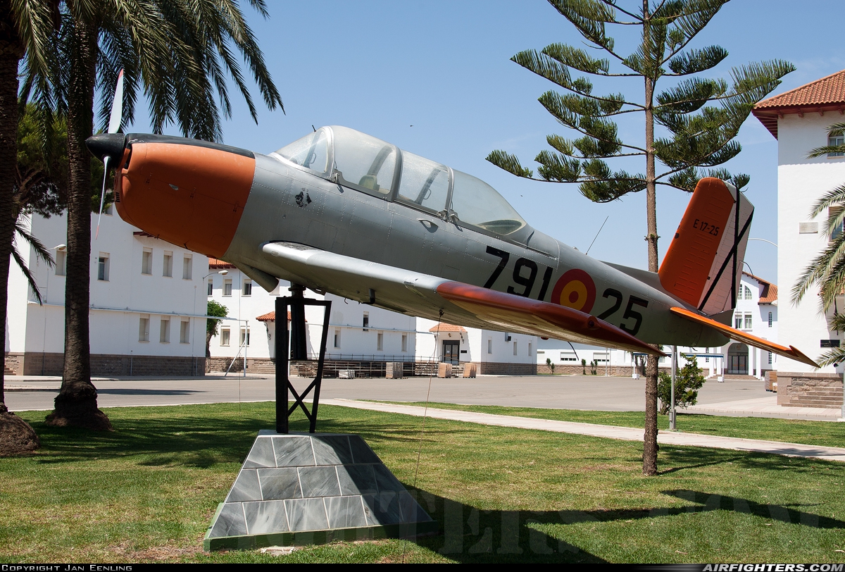 Spain - Air Force Beech T-34A Mentor E.17-25 at Murcia - San Javier (MJV / LELC), Spain