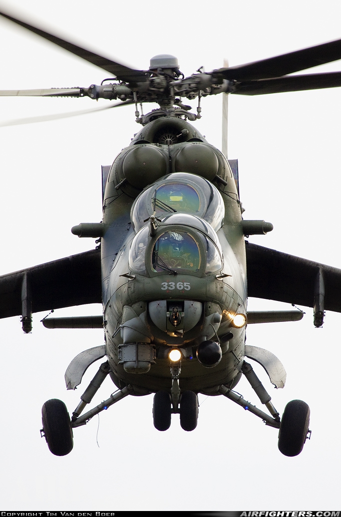 Czech Republic - Air Force Mil Mi-35 (Mi-24V) 3365 at Leopoldsburg - Hechtel-Eksel (Sanicole) (EBLE), Belgium