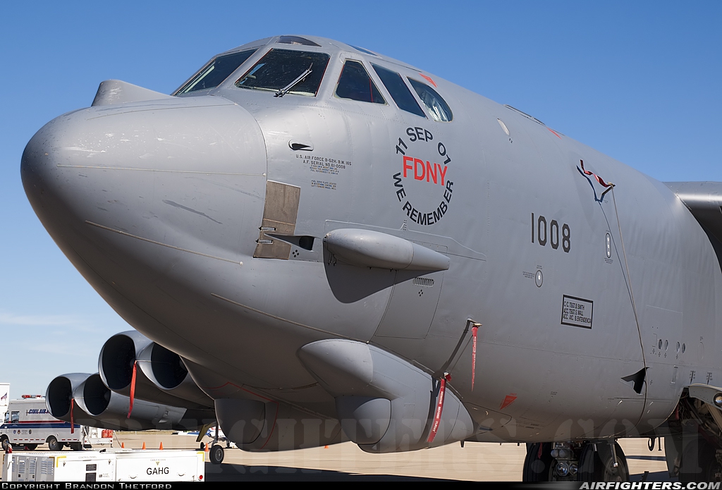 USA - Air Force Boeing B-52H Stratofortress 61-0008 at Fort Worth - Alliance (AFW / KAFW), USA