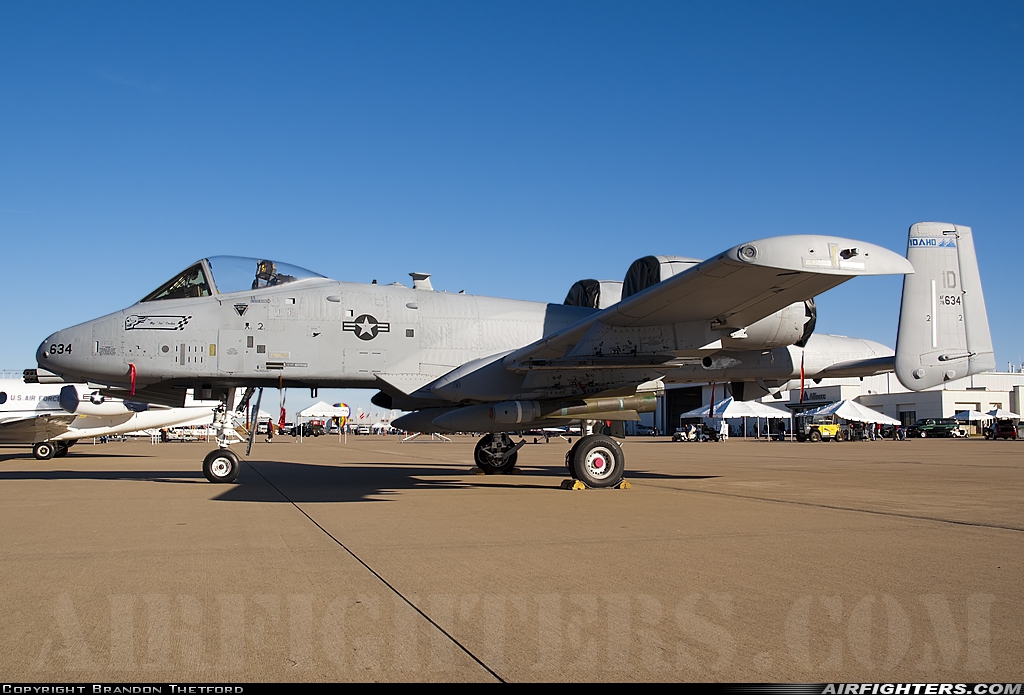 USA - Air Force Fairchild A-10A Thunderbolt II 78-0634 at Fort Worth - Alliance (AFW / KAFW), USA