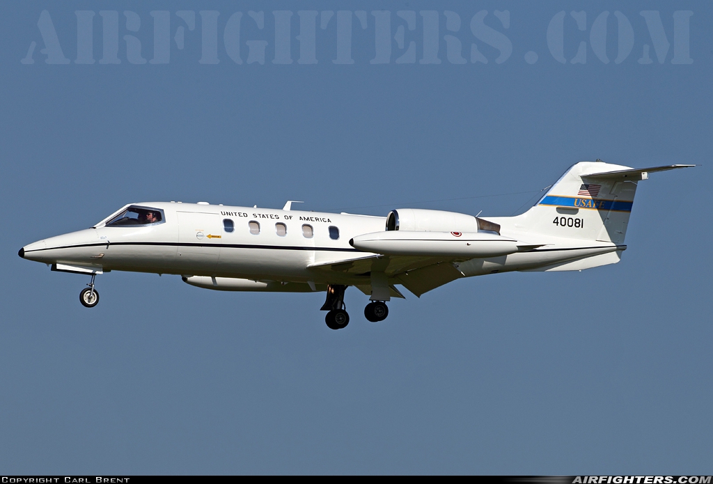 USA - Air Force Learjet C-21A 84-0081 at Ramstein (- Landstuhl) (RMS / ETAR), Germany