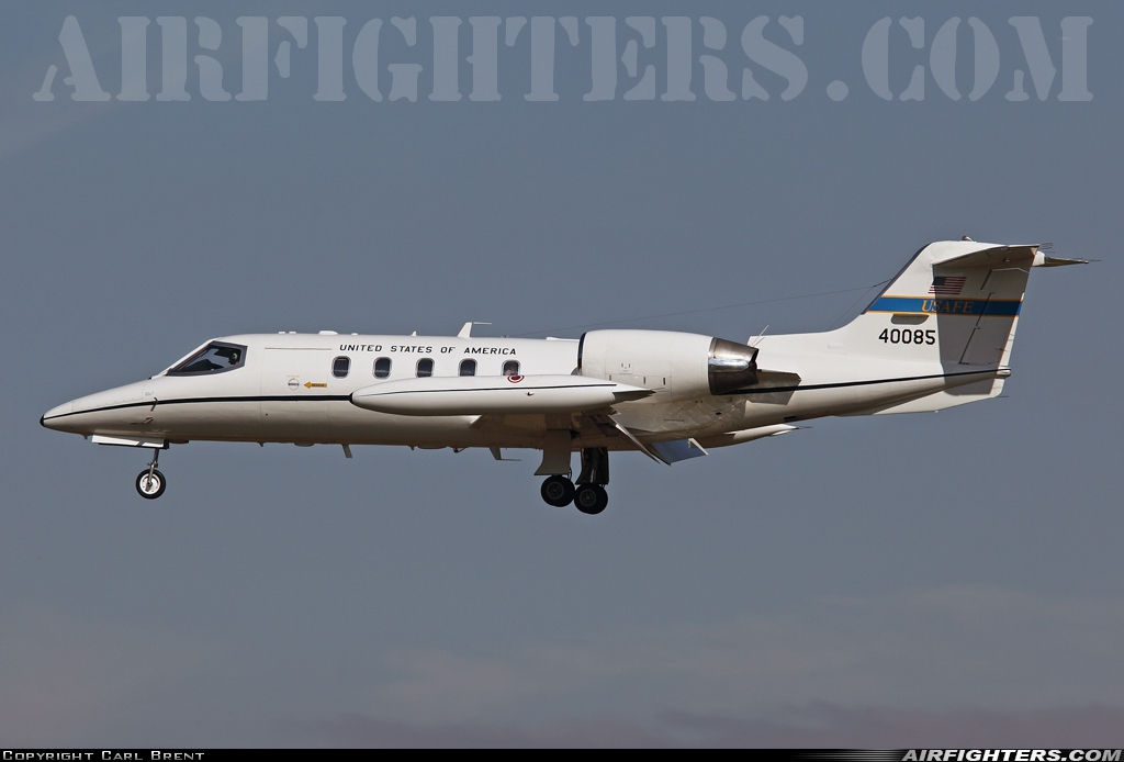 USA - Air Force Learjet C-21A 84-0085 at Ramstein (- Landstuhl) (RMS / ETAR), Germany