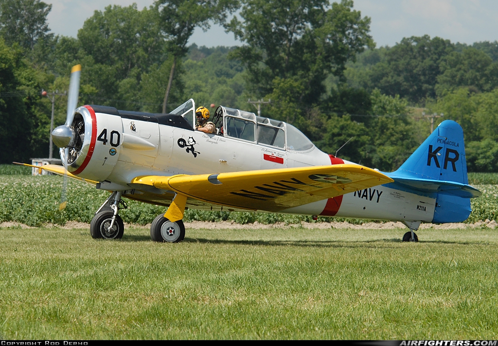 Private North American SNJ-6 Texan N211A at Geneseo (D52), USA