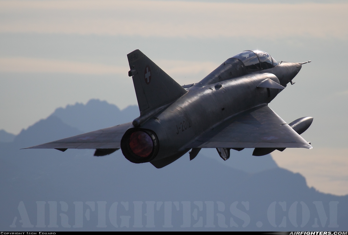 Private Dassault Mirage IIIDS HB-RDF at Sion (- Sitten) (SIR / LSGS / LSMS), Switzerland