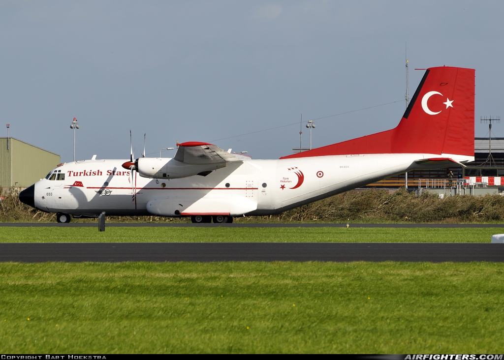 Türkiye - Air Force Transport Allianz C-160D 69-033 at Leeuwarden (LWR / EHLW), Netherlands