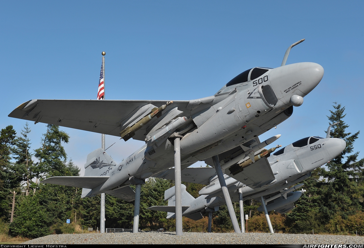 USA - Navy Grumman A-6E Intruder (G-128) 152907 at Oak Harbor - Whidbey Island NAS / Ault Field (NUW), USA