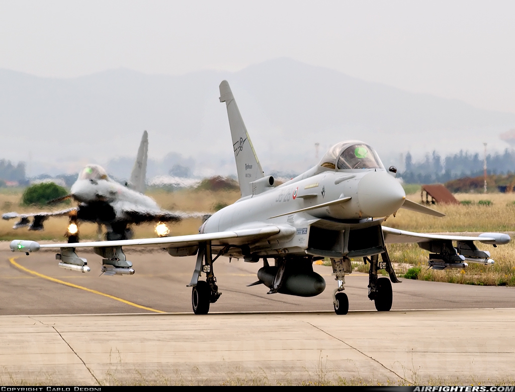 Italy - Air Force Eurofighter F-2000A Typhoon (EF-2000S) MM7294 at Decimomannu - (DCI / LIED), Italy