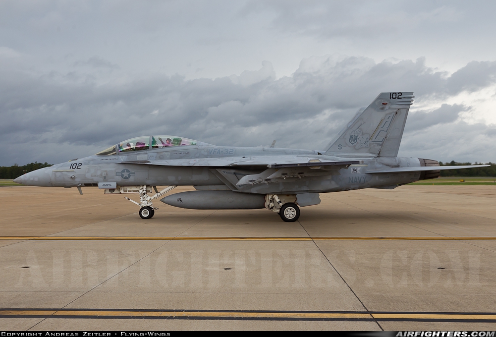 USA - Navy Boeing F/A-18F Super Hornet 166664 at Virginia Beach - Oceana NAS / Apollo Soucek Field (NTU / KNTU), USA