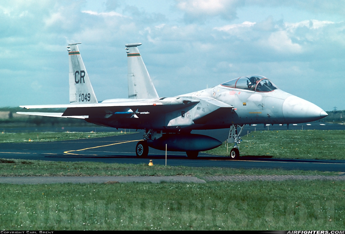 USA - Air Force McDonnell Douglas F-15C Eagle 81-0049 at Utrecht - Soesterberg (UTC / EHSB), Netherlands