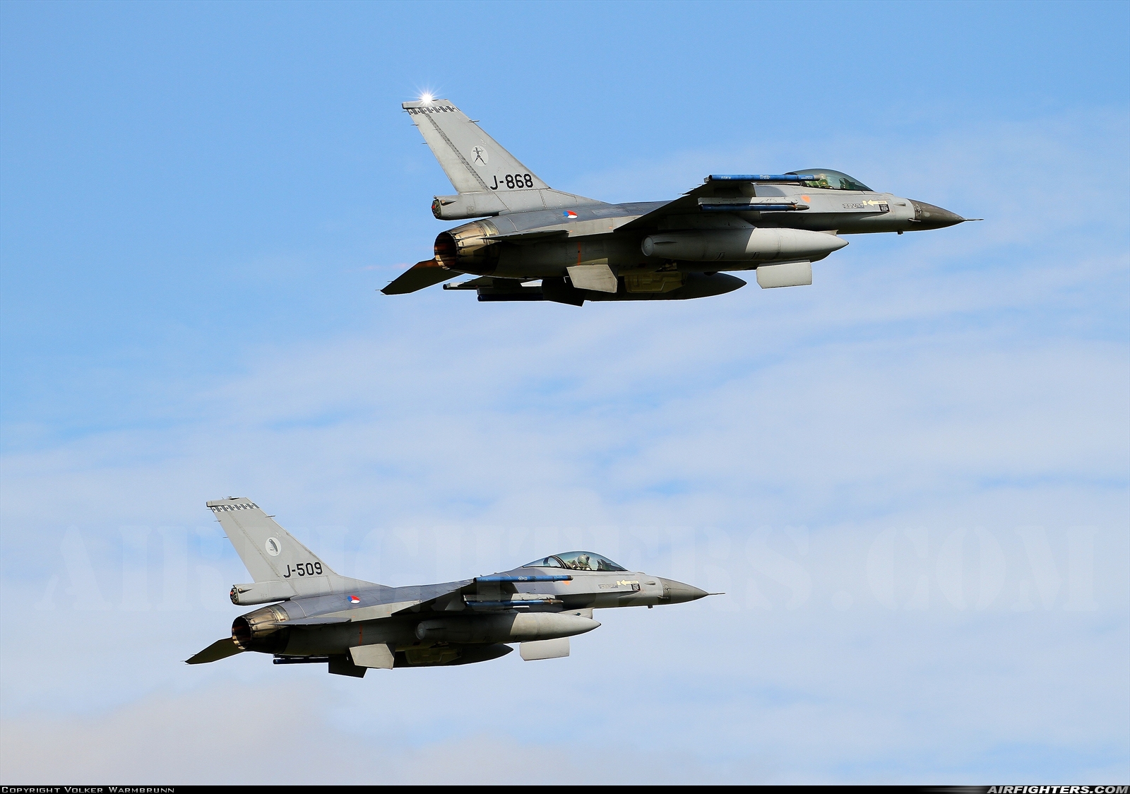 Netherlands - Air Force General Dynamics F-16AM Fighting Falcon J-868 at Leeuwarden (LWR / EHLW), Netherlands