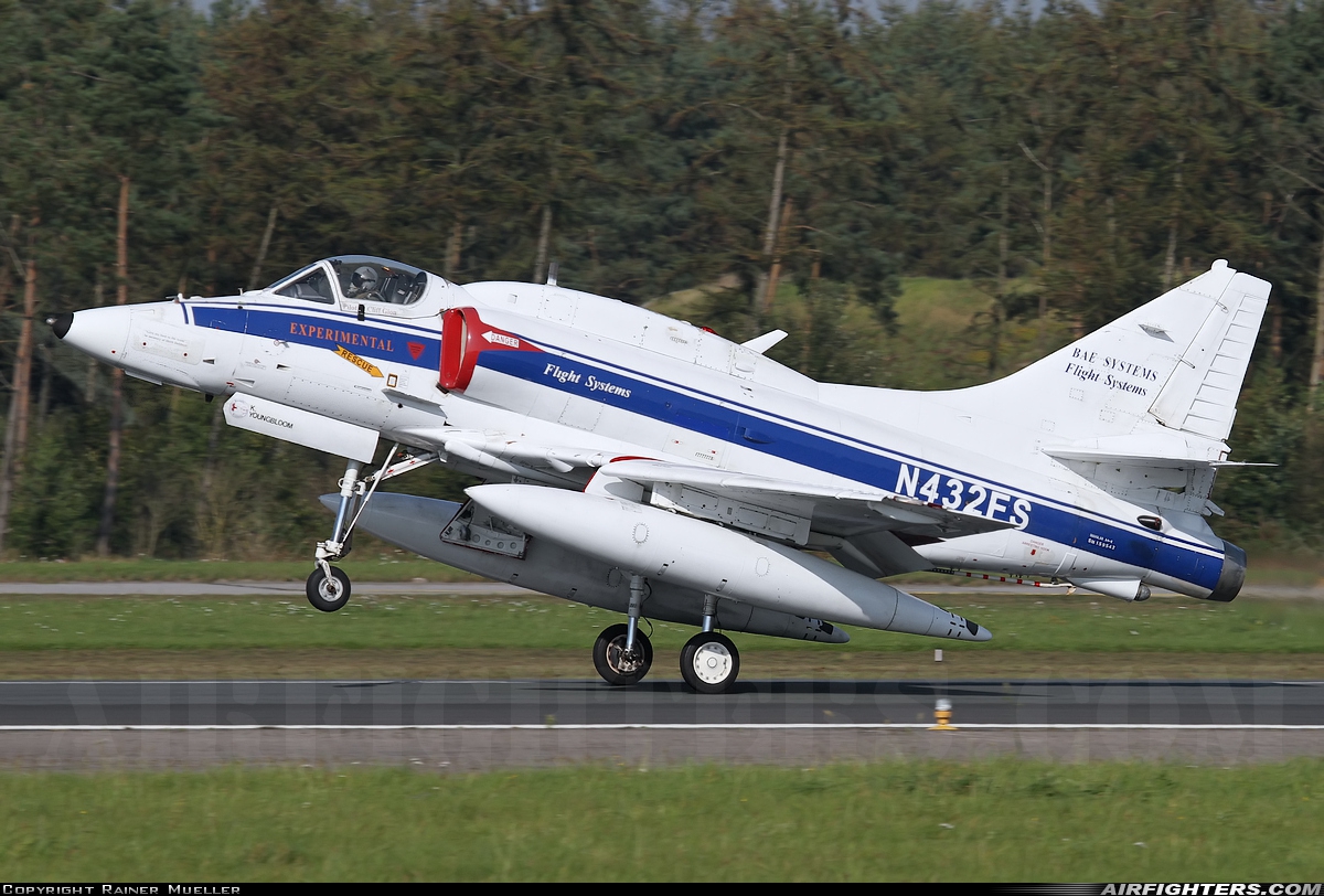 Company Owned - BAe Systems Douglas A-4N Skyhawk N432FS at Wittmundhafen (Wittmund) (ETNT), Germany