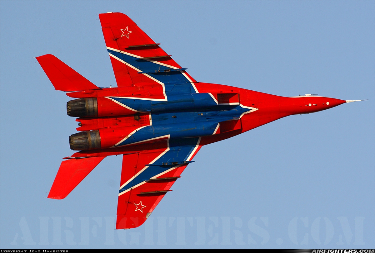 Russia - Air Force Mikoyan-Gurevich MiG-29UB (9.51) 04 at Al Ain - Int. (AAN / OMAL), United Arab Emirates