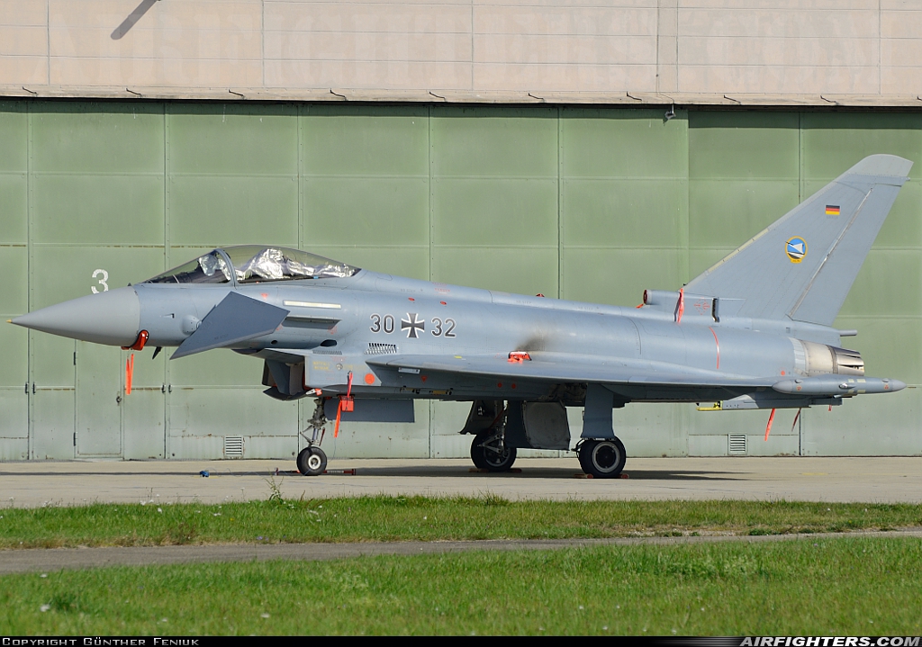 Germany - Air Force Eurofighter EF-2000 Typhoon S 30+32 at Neuburg - Zell (ETSN), Germany