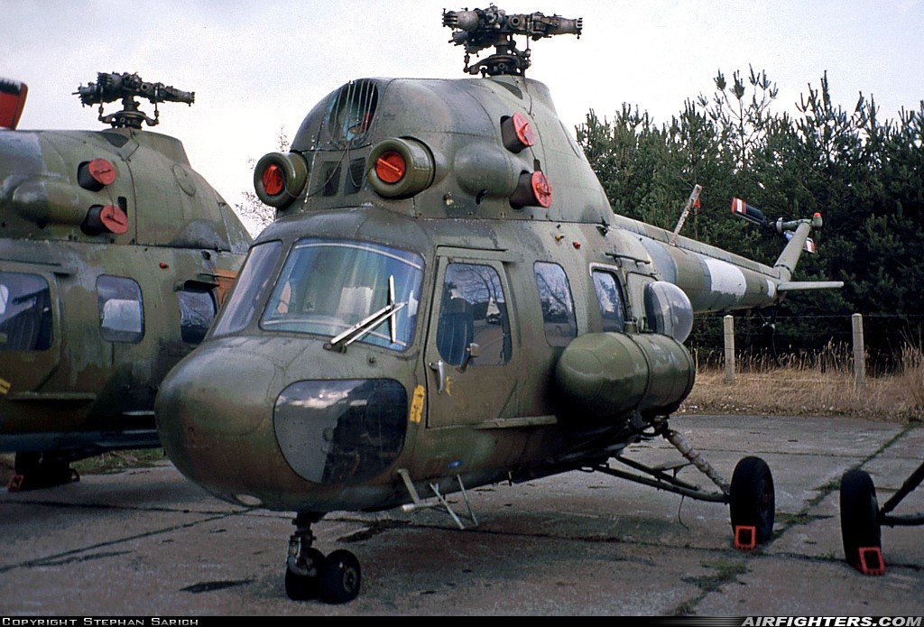 East Germany - Air Force Mil Mi-2 328 at Rothenburg (EDBR), Germany