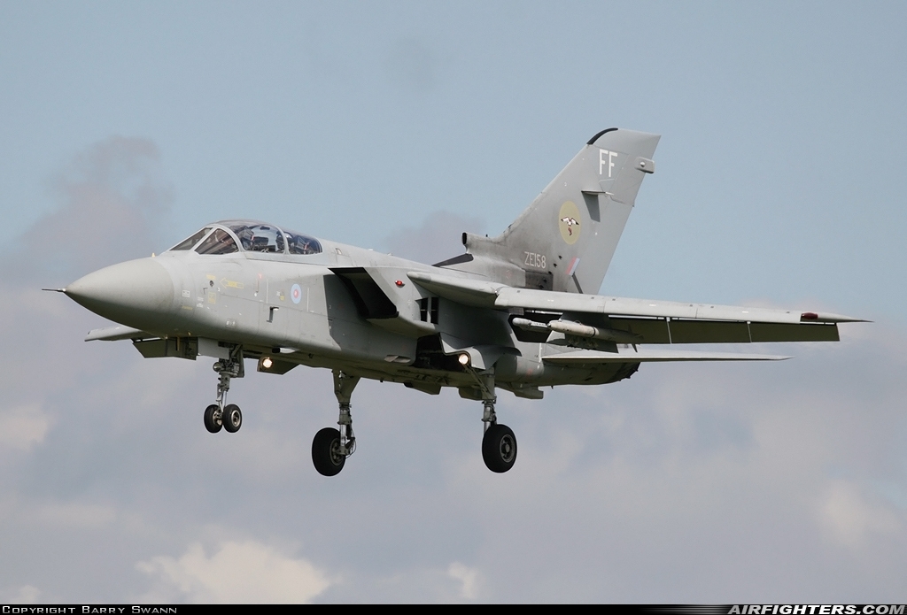 UK - Air Force Panavia Tornado F3 ZE158 at Waddington (WTN / EGXW), UK
