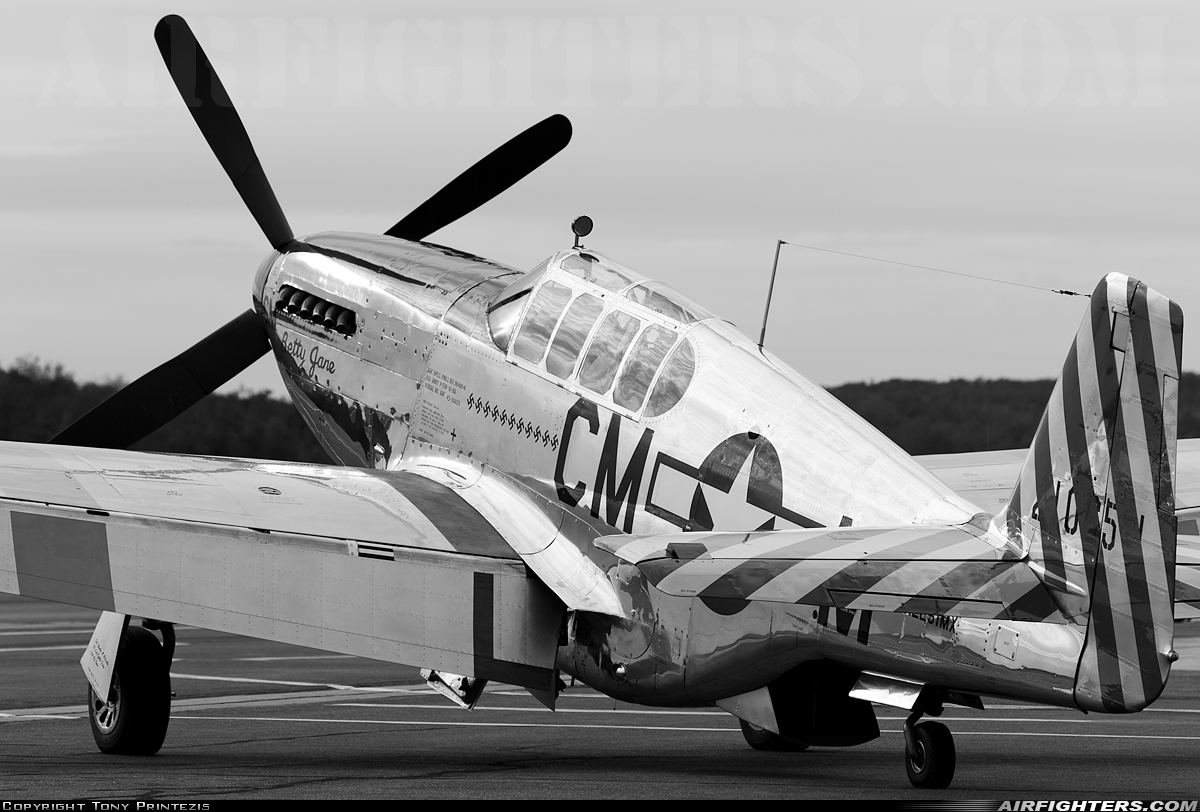 Private North American P-51C Mustang NL251MX at Worcester - Regional (ORH / KORH), USA