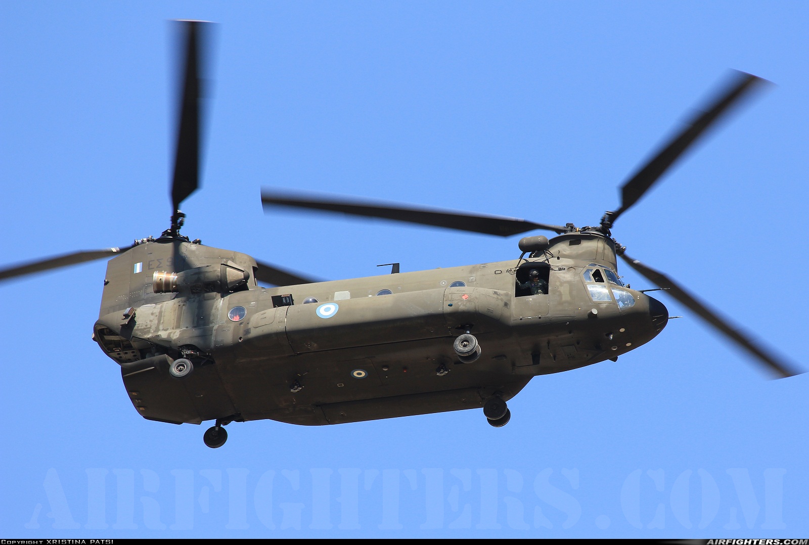 Greece - Army Boeing Vertol CH-47SD Chinook ES917 at Megara AB - Pahi (LGMG), Greece