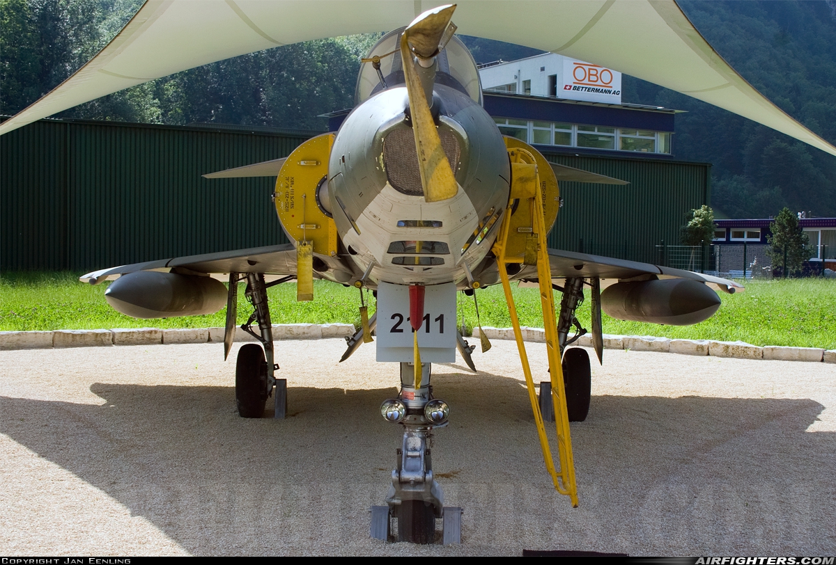 Switzerland - Air Force Dassault Mirage IIIRS R-2111 at Off-Airport - Wolfenschiessen, Switzerland