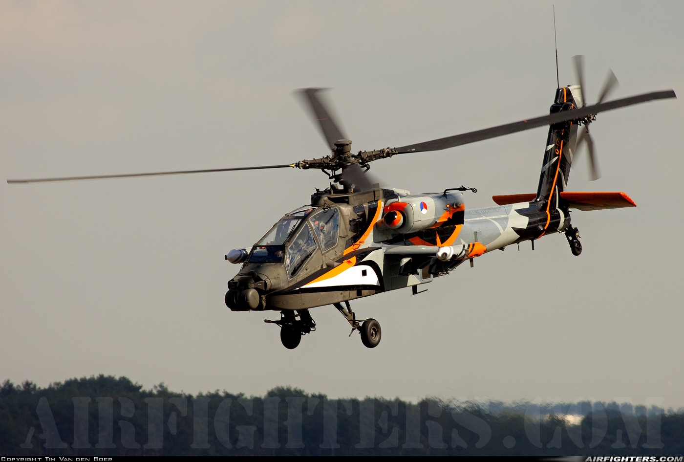 Netherlands - Air Force Boeing AH-64DN Apache Longbow Q-17 at Kleine Brogel (EBBL), Belgium