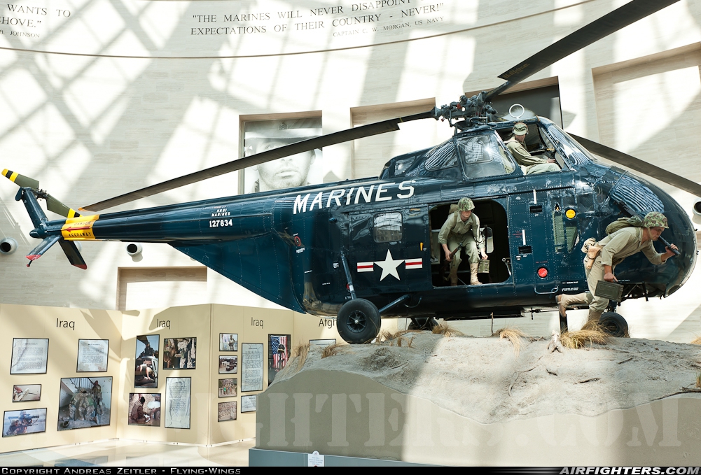 USA - Marines Sikorsky H-19A Chickasaw (S-55B) 127828 at Off-Airport - Quantico - National Museum of the Marine Corps, USA