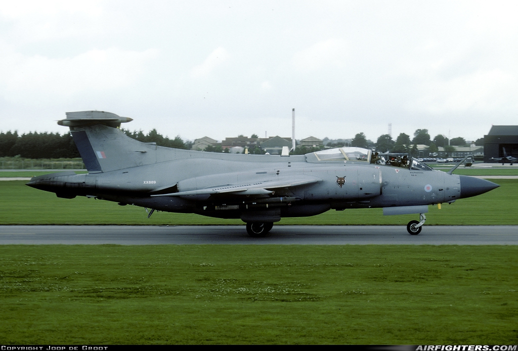 UK - Air Force Blackburn Buccaneer S.2B XX889 at Yeovilton (YEO / EGDY), UK