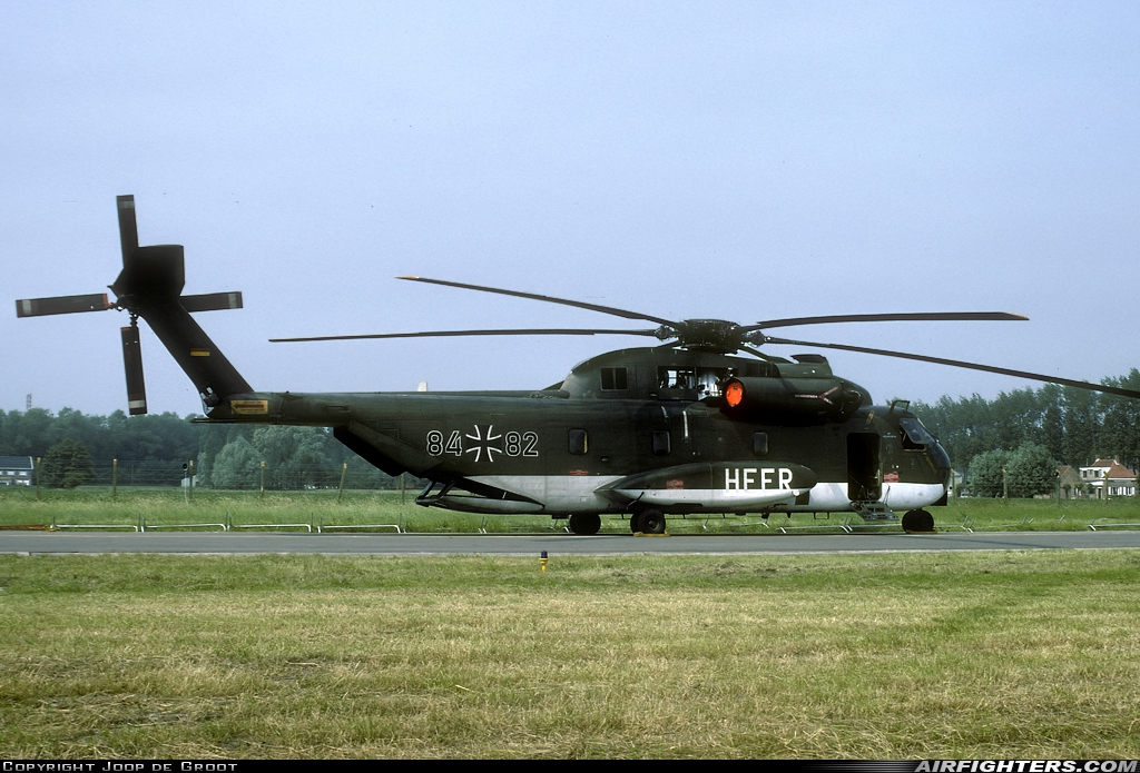 Germany - Army Sikorsky CH-53G (S-65) 84+82 at Koksijde (EBFN), Belgium