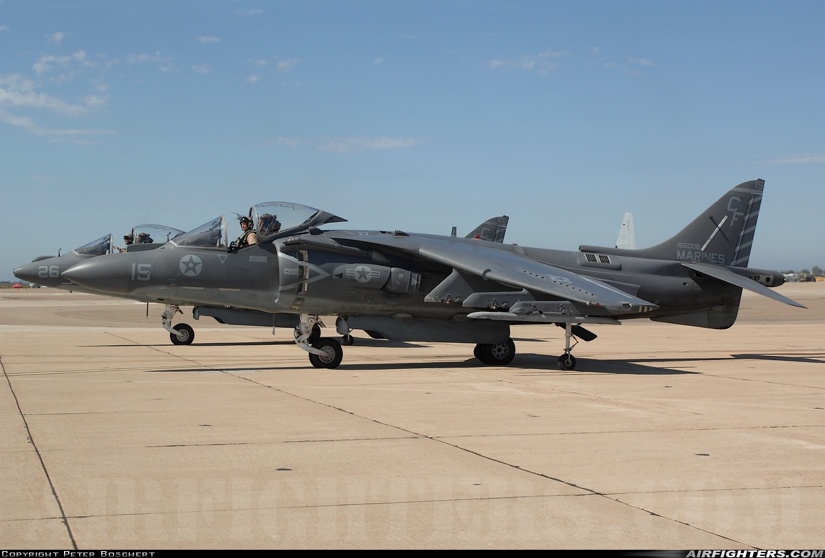 USA - Marines McDonnell Douglas AV-8B+ Harrier ll 165006 at San Diego - Miramar MCAS (NAS) / Mitscher Field (NKX / KNKX), USA
