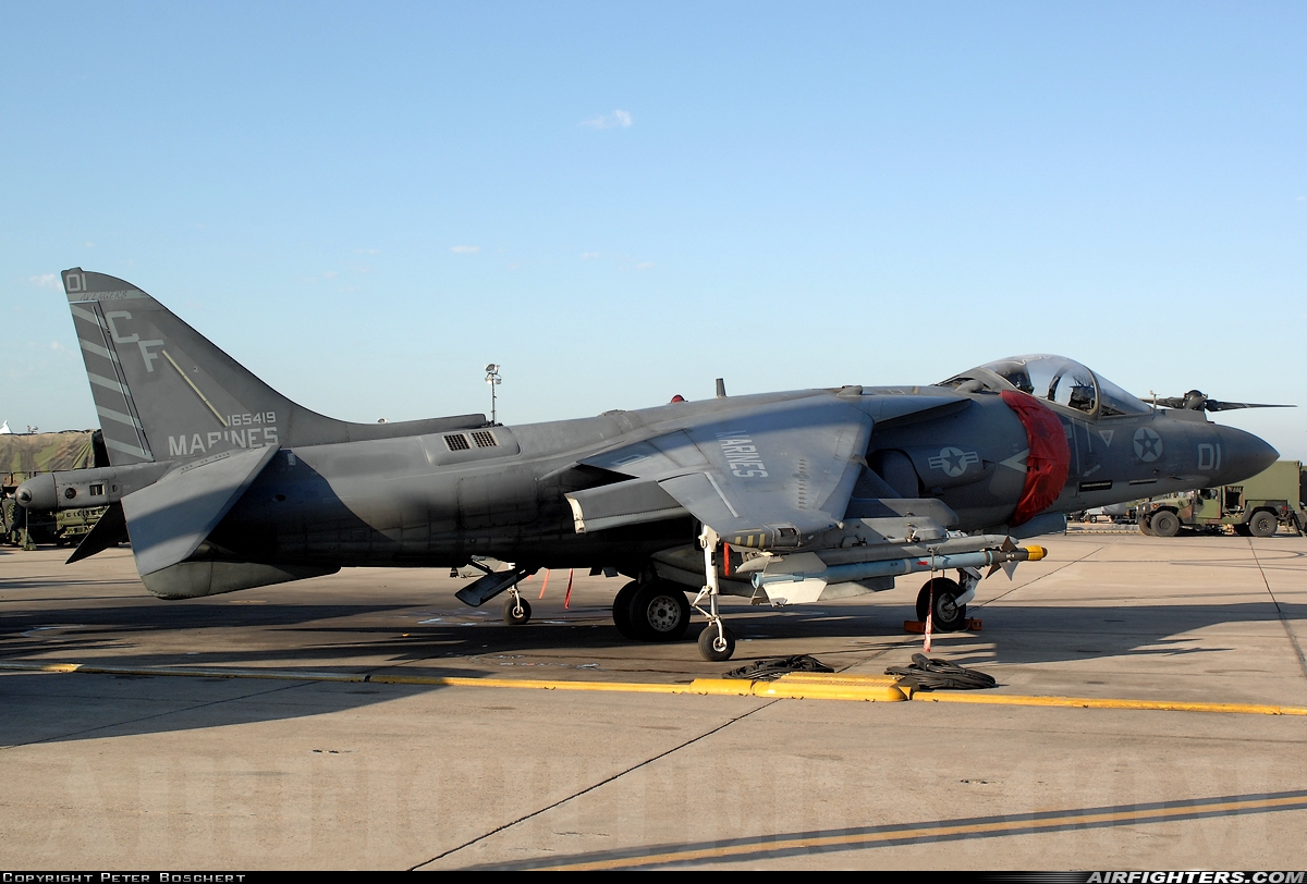 USA - Marines McDonnell Douglas AV-8B+ Harrier ll 165419 at San Diego - Miramar MCAS (NAS) / Mitscher Field (NKX / KNKX), USA