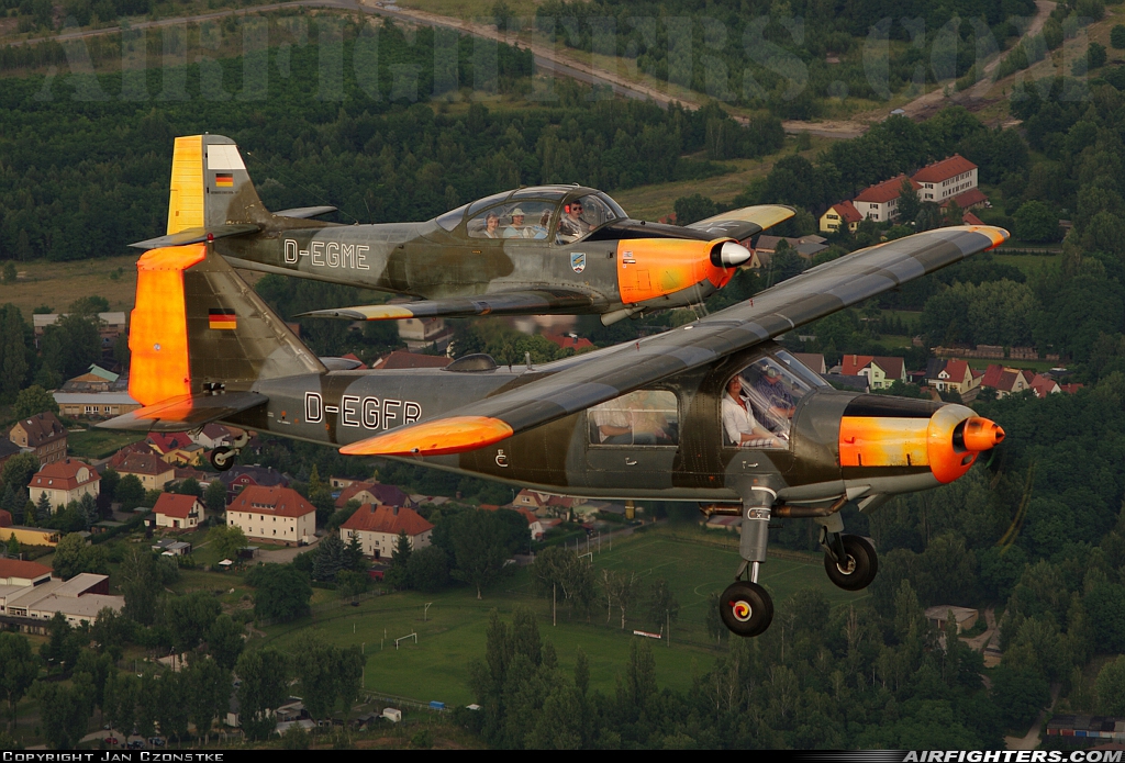 Germany - Air Force Dornier Do-27A1 D-EGFR at In Flight, Germany