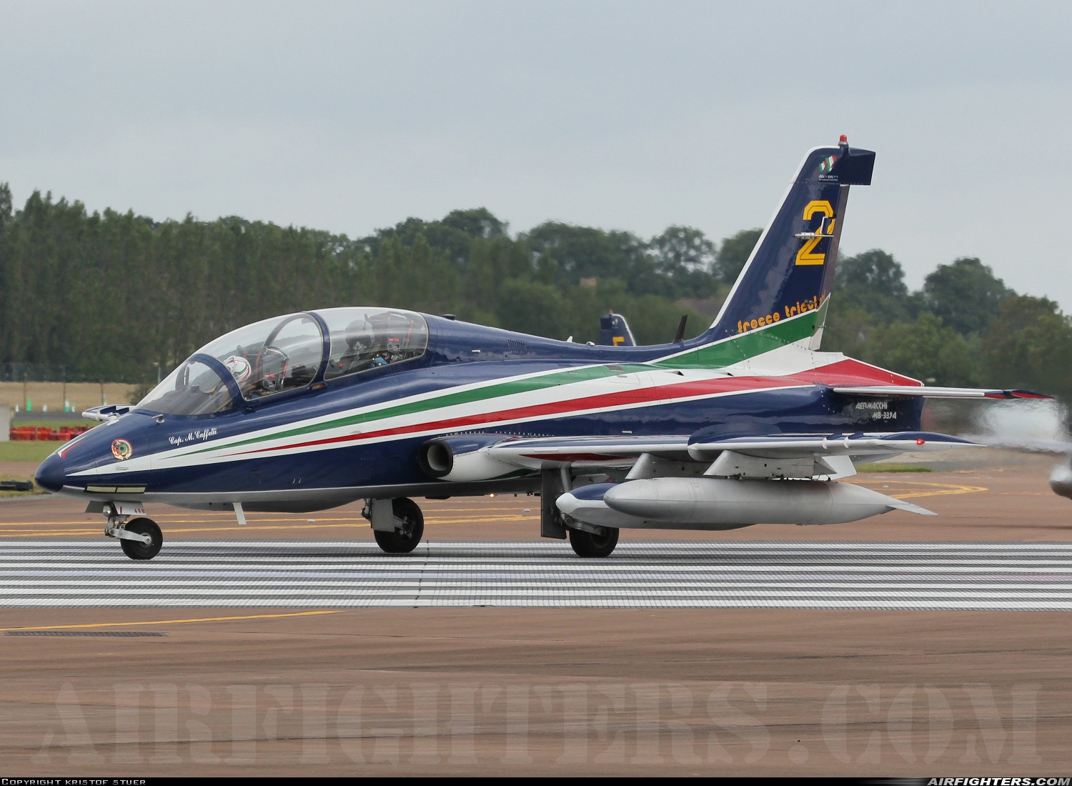 Italy - Air Force Aermacchi MB-339PAN MM54480 at Fairford (FFD / EGVA), UK