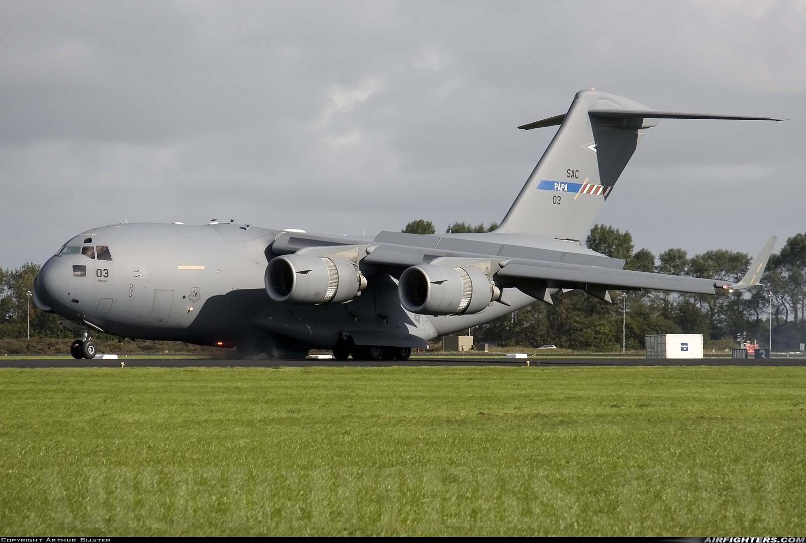 NATO - Strategic Airlift Capability Boeing C-17A Globemaster III 08-0003 at Leeuwarden (LWR / EHLW), Netherlands