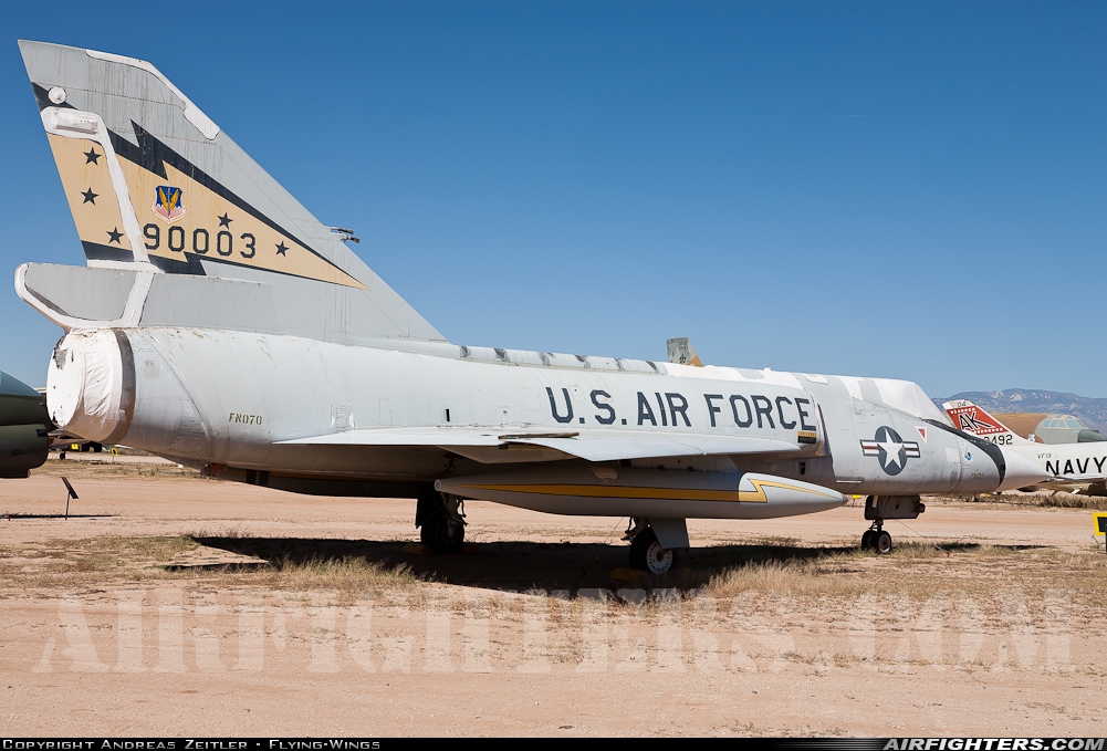 USA - Air Force Convair F-106A Delta Dart (8) 59-0003 at Tucson - Pima Air and Space Museum, USA
