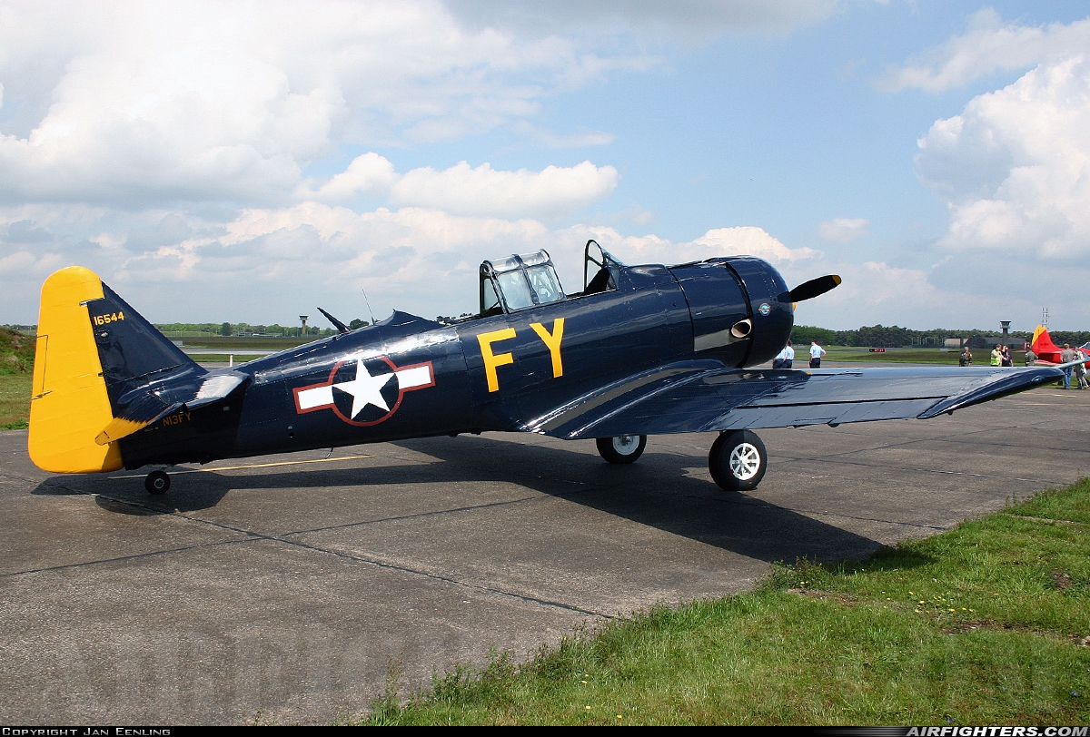 Private North American AT-6A Texan N13FY at Laarbruch (EDUL / ETUL), Germany