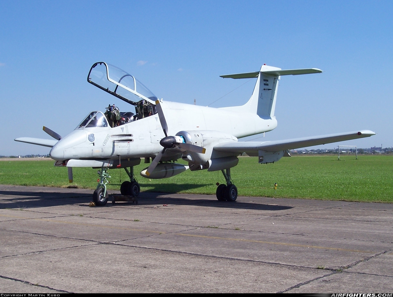 Argentina - Air Force FMA IA-58D Pucara A-583 at El Palomar (PAL / SADP), Argentina
