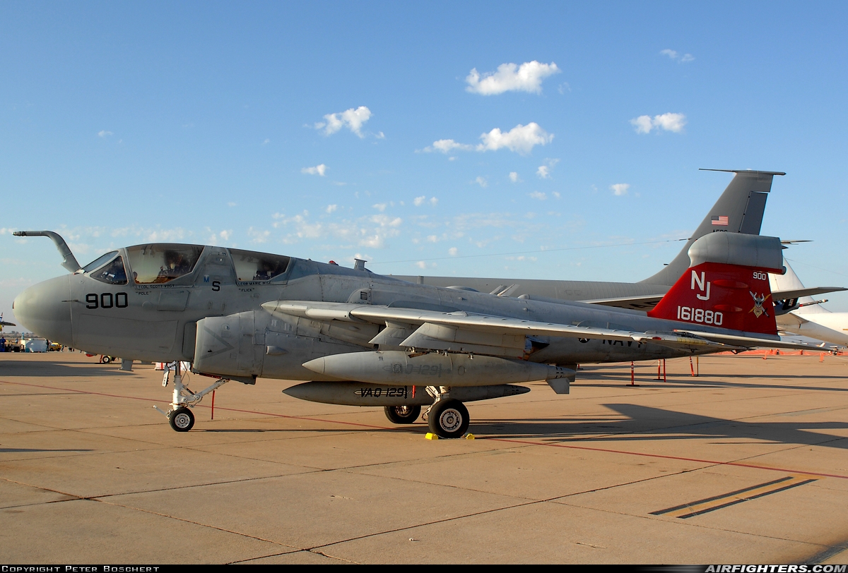 USA - Marines Grumman EA-6B Prowler (G-128) 161880 at San Diego - Miramar MCAS (NAS) / Mitscher Field (NKX / KNKX), USA