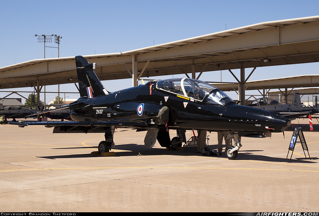 UK - Air Force BAE Systems Hawk T.2 ZK017 at Wichita Falls - Municipal / Sheppard AFB (SPS / KSPS), USA
