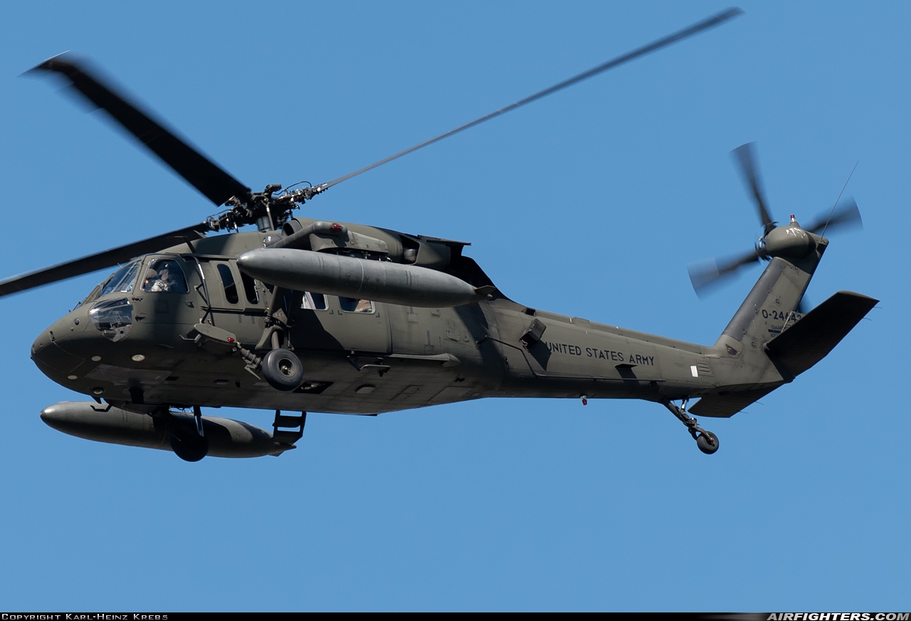 USA - Army Sikorsky UH-60A(C) Black Hawk (S-70A) 87-24643 at Sandhofen - Coleman Airfield (ETOR), Germany