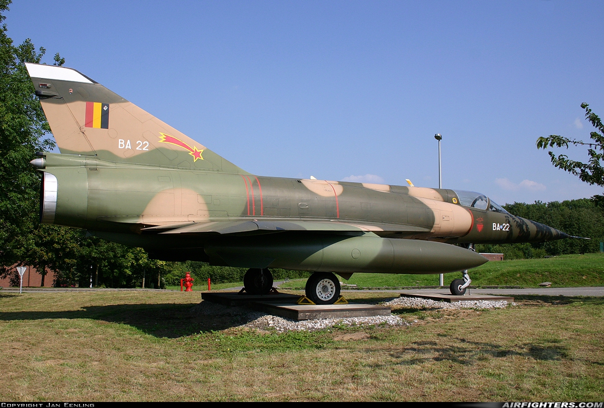 Belgium - Air Force Dassault Mirage 5BA BA22 at Florennes (EBFS), Belgium