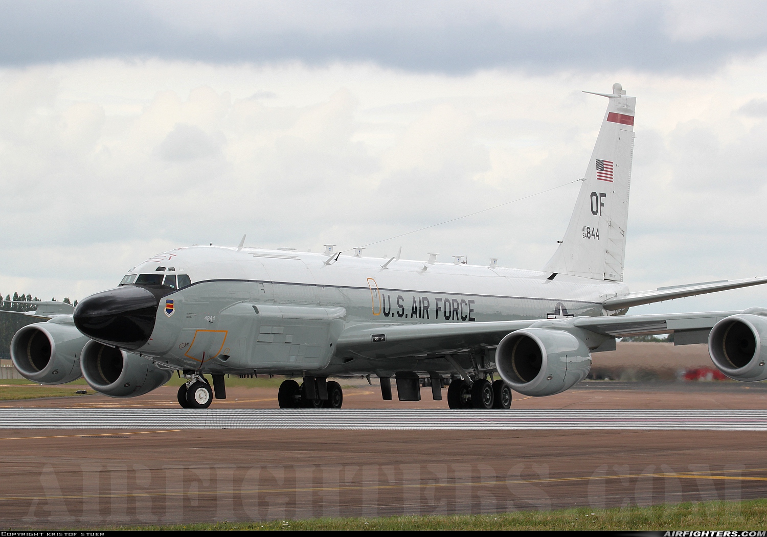 USA - Air Force Boeing RC-135V Rivet Joint (739-445B) 64-14844 at Fairford (FFD / EGVA), UK