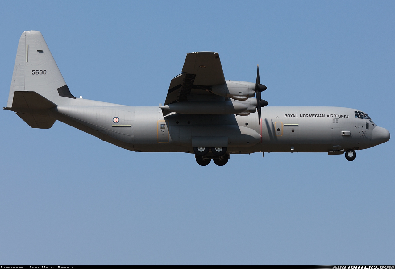 Norway - Air Force Lockheed Martin C-130J-30 Hercules (L-382) 5630 at Ramstein (- Landstuhl) (RMS / ETAR), Germany