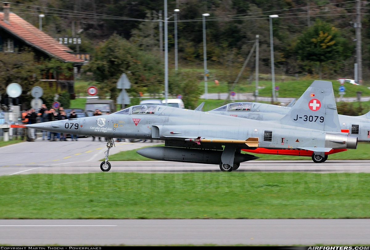 Switzerland - Air Force Northrop F-5E Tiger II J-3079 at Meiringen (LSMM), Switzerland