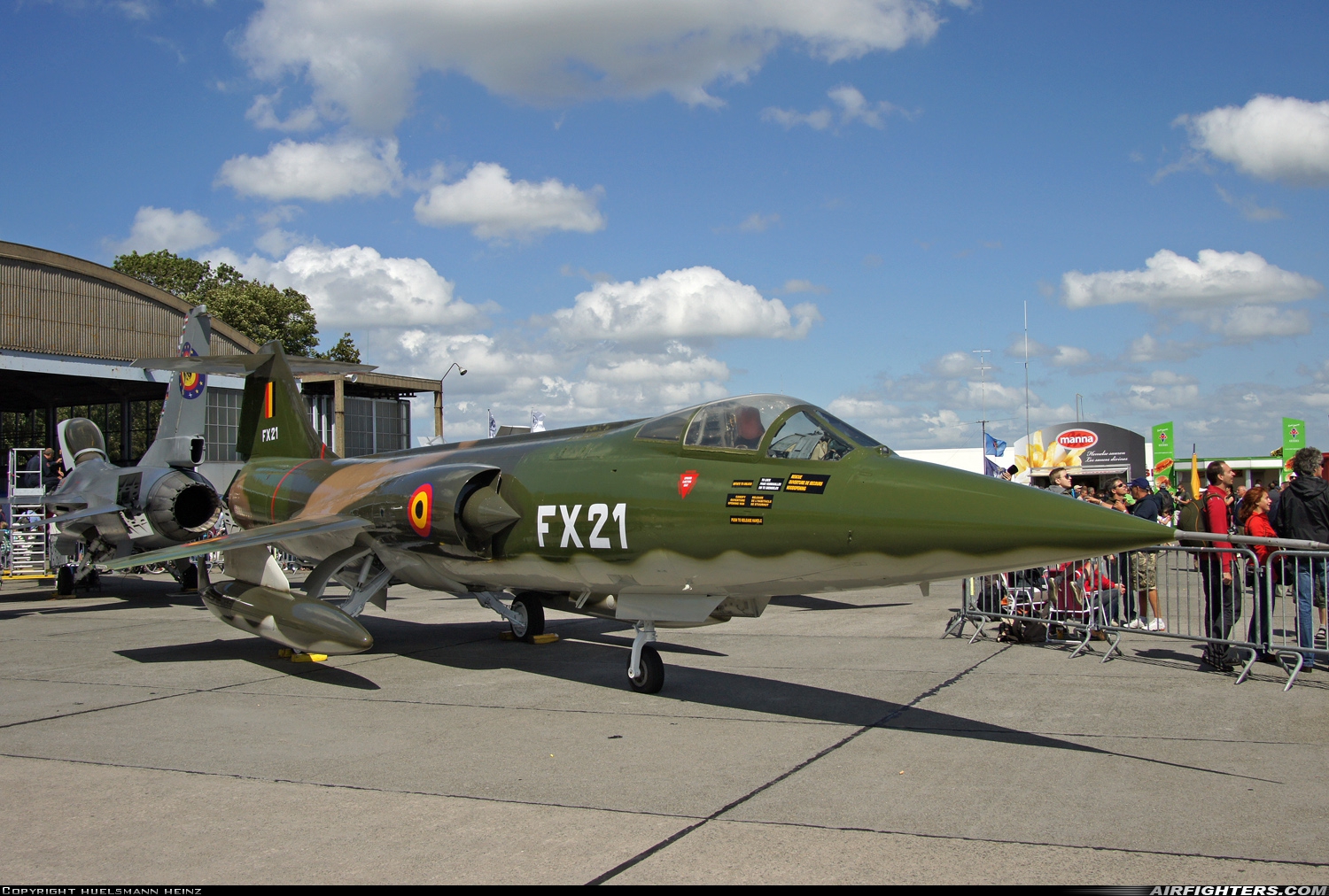 Belgium - Air Force Lockheed F-104G Starfighter FX21 at Koksijde (EBFN), Belgium