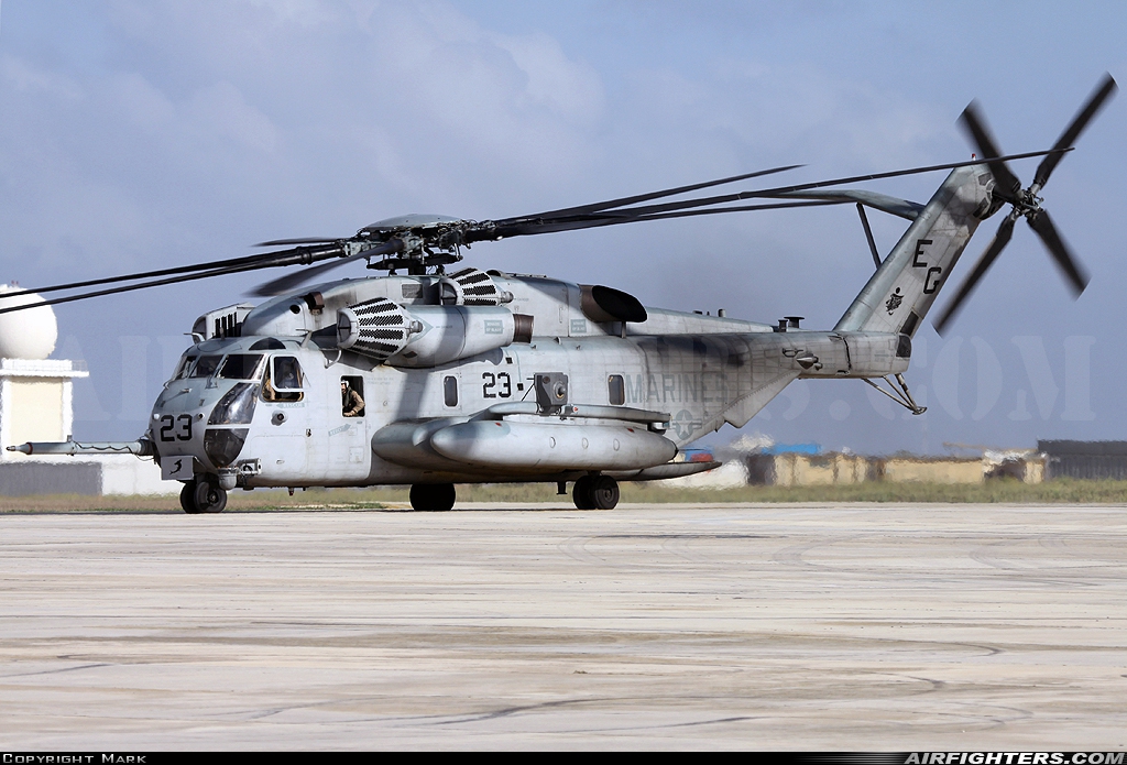 USA - Marines Sikorsky CH-53A Sea Stallion 163085 at Luqa - Malta International (MLA / LMML), Malta