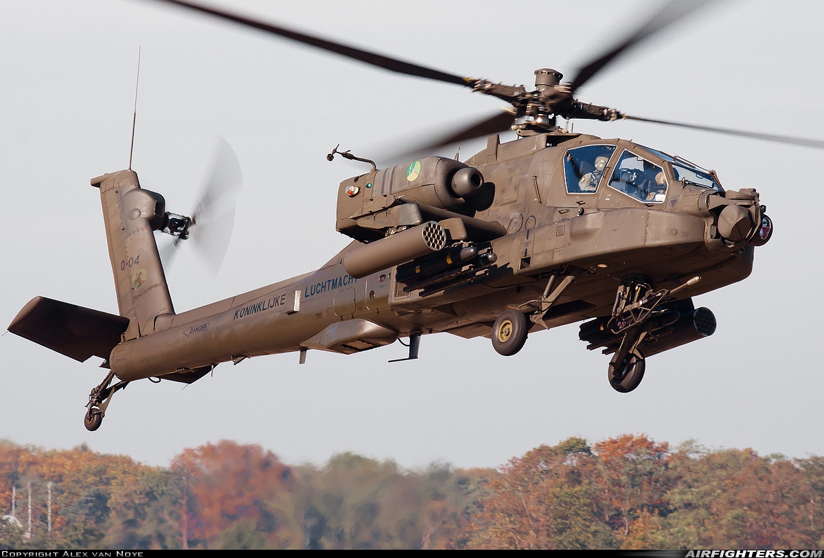 Netherlands - Air Force Boeing AH-64DN Apache Longbow Q-04 at Breda - Gilze-Rijen (GLZ / EHGR), Netherlands