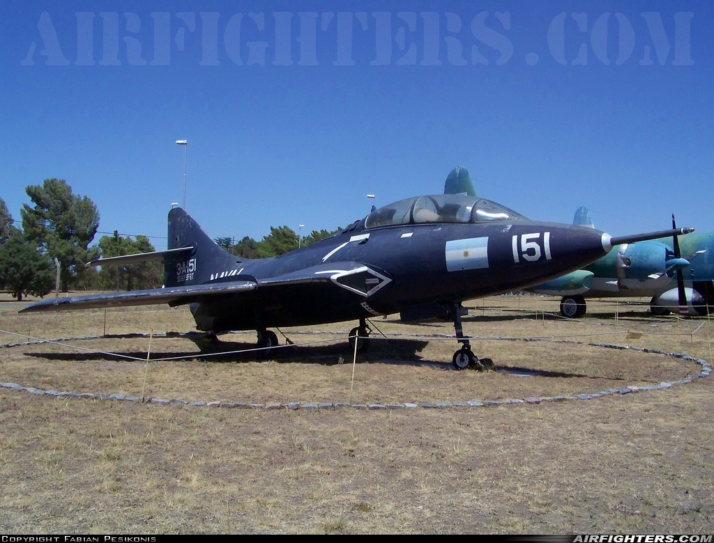 Argentina - Navy Grumman TAF-9J Cougar 0516 at Bahia Blanca - Comandante Espora (BHI - SAZB), Argentina
