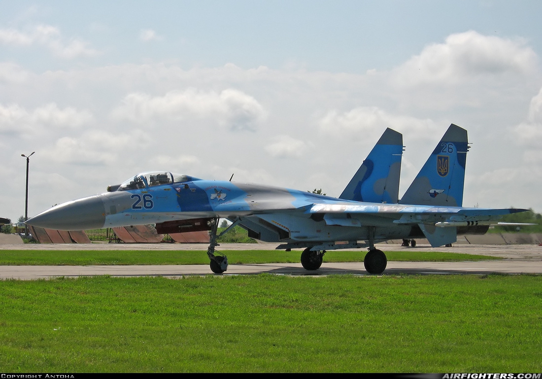 Ukraine - Air Force Sukhoi Su-27S  at Mirgorod - (MXR / UKBM), Ukraine