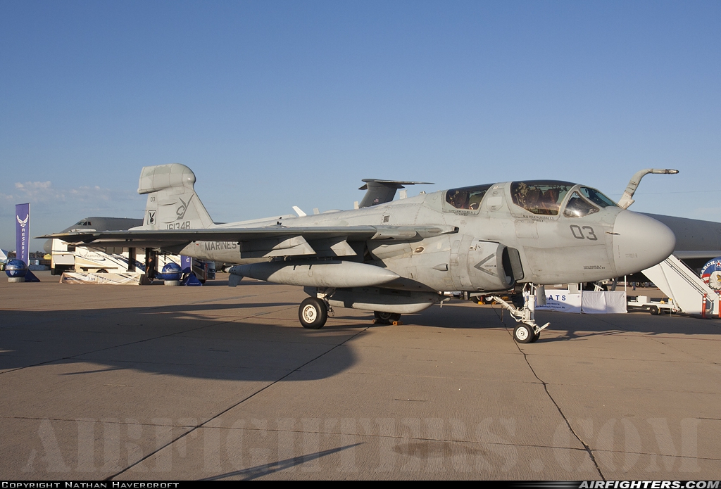 USA - Marines Grumman EA-6B Prowler (G-128) 161348 at San Diego - Miramar MCAS (NAS) / Mitscher Field (NKX / KNKX), USA